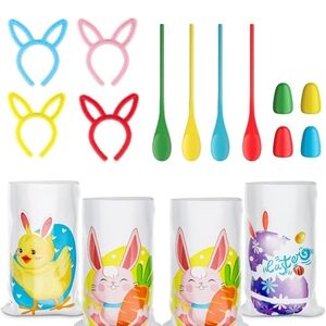 Easter Bunny Sack Race And Party Set - Multicolor New MSRP $40